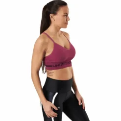 Seamless Low Long Bra Pink