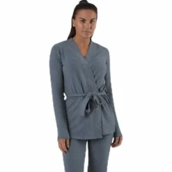 Serenity Rib Kimono Grey