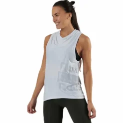 SH Gaphic Muscle Tank White