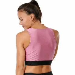 Shiny Sports Top Pink