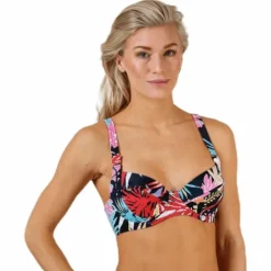 Sicilia Unique Wire Bra Patterned/Black