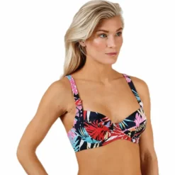 Sicilia Unique Wire Bra Patterned/Black
