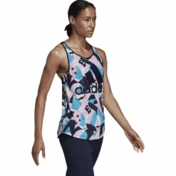 Sid All Over Print Tank Pink/White