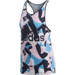 Sid All Over Print Tank Pink/White