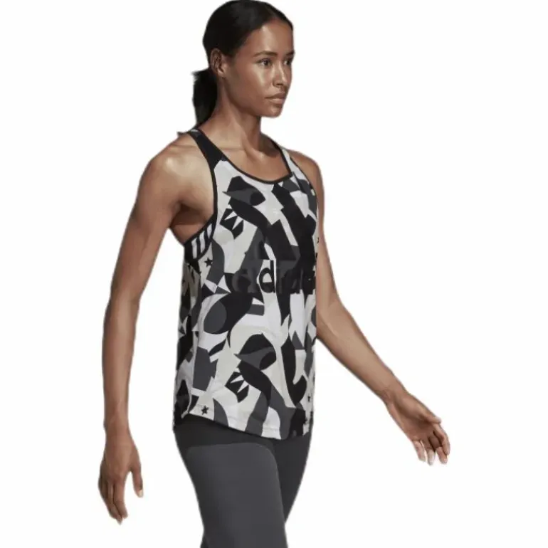 Sid All Over Print Tank White/Black