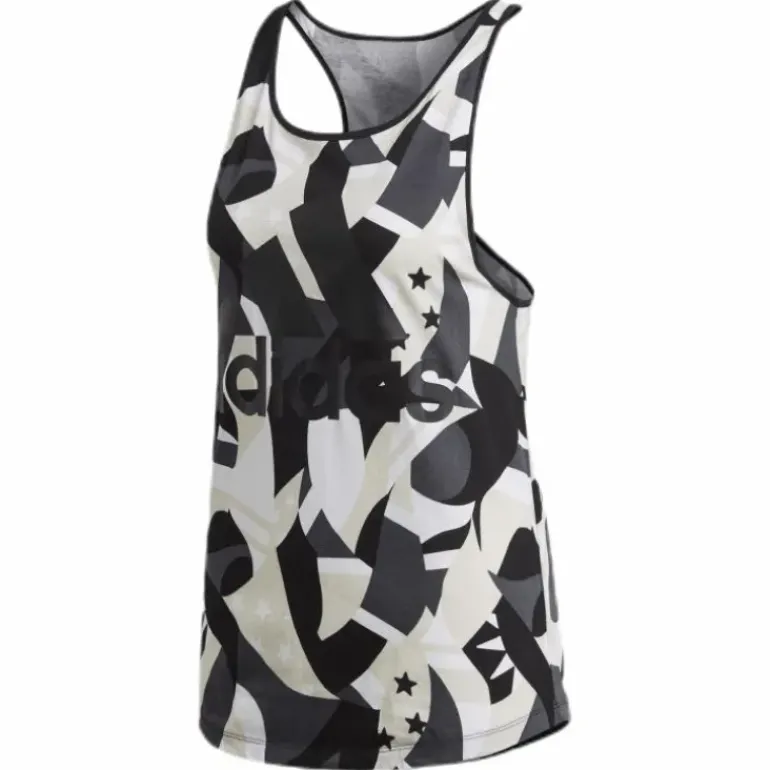 Sid All Over Print Tank White/Black