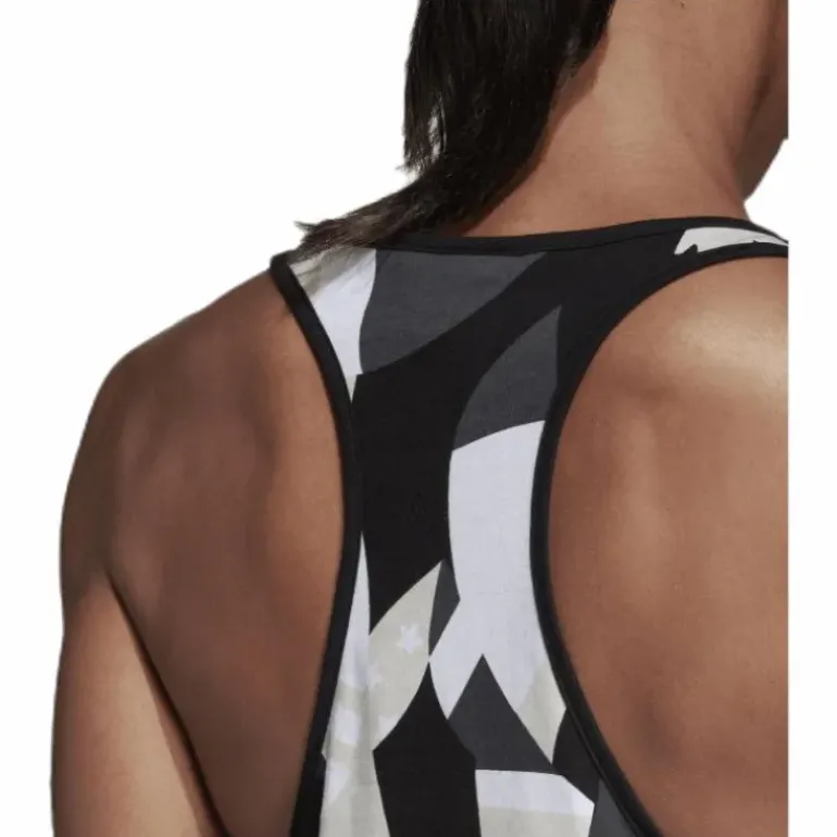 Sid All Over Print Tank White/Black