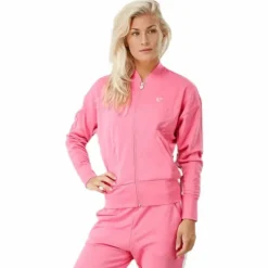 Signature Track Jacket Pink