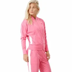 Signature Track Jacket Pink