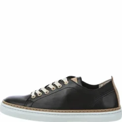 Silvermine Low Leather Black