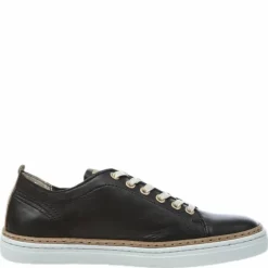 Silvermine Low Leather Black