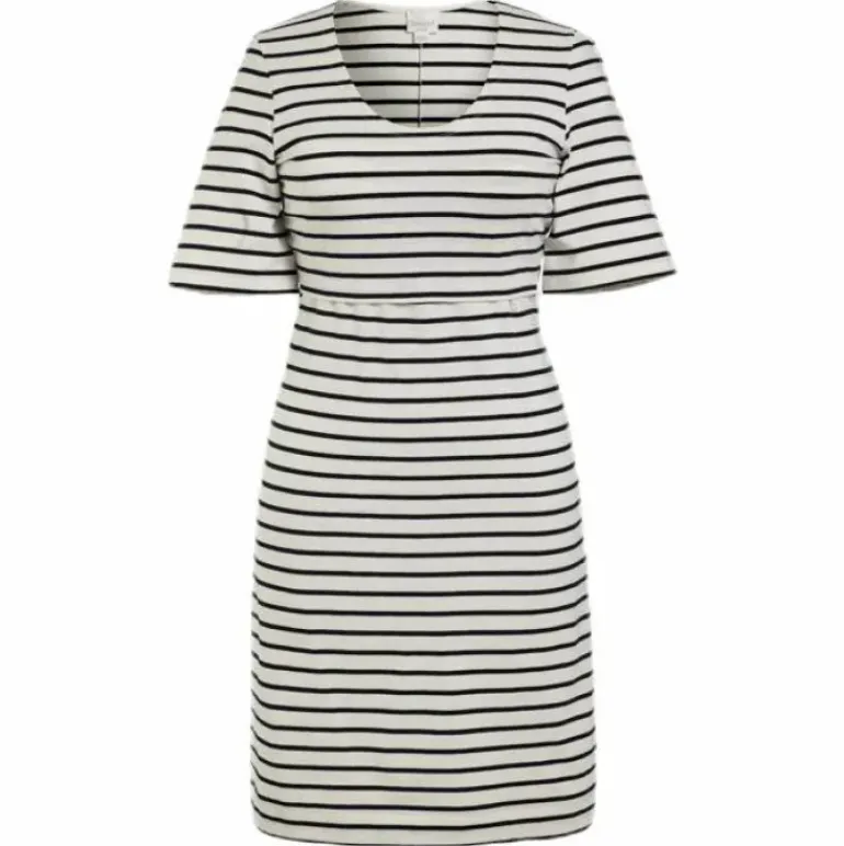Simone SS Dress Blue/White