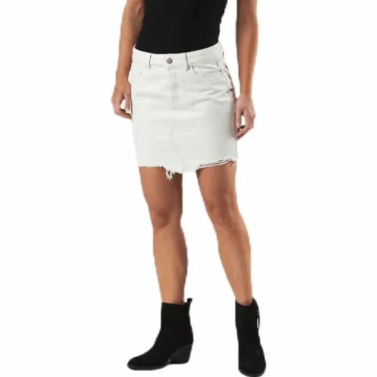 Sky Reg Skirt Raw Edge Dest.Bb
