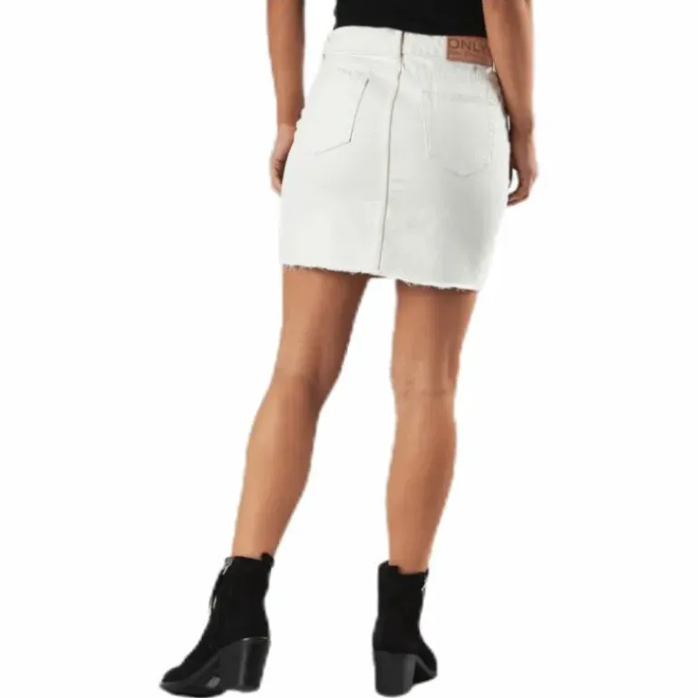 Sky Reg Skirt Raw Edge Dest.Bb