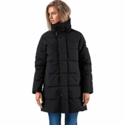 Slim Fit Padded Jacket Black