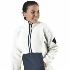 Snowshelter Teddy Half Zip White