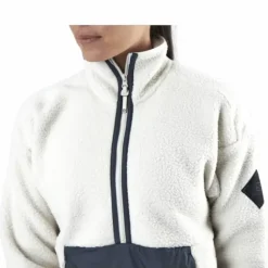 Snowshelter Teddy Half Zip White