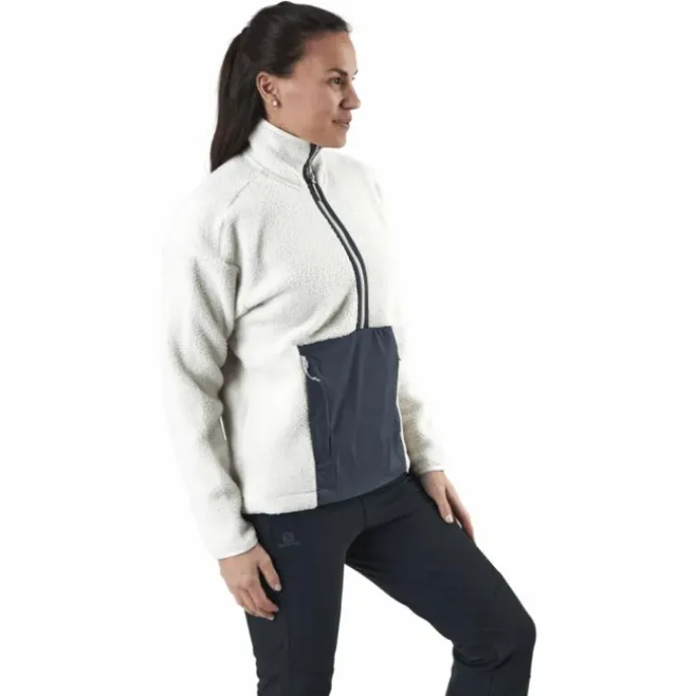 Snowshelter Teddy Half Zip White