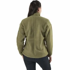 Snowshelter Teddy Half Zip Green