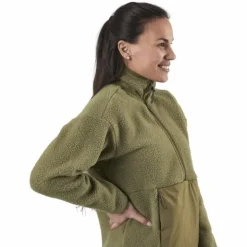 Snowshelter Teddy Half Zip Green
