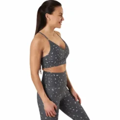 Soul Ruched Bra Patterned/Grey
