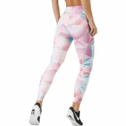Speed Printed Tight 7/8 Pink/White