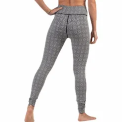 Spin To Win Mid Layer Tights White/Black