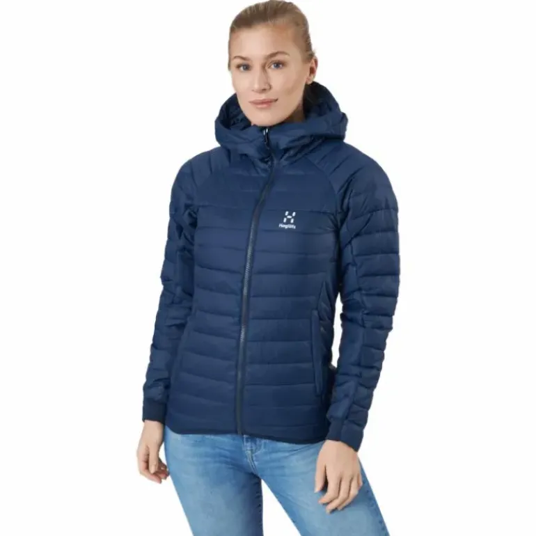 Spire Mimic Hood Women Tarn Blue Solid