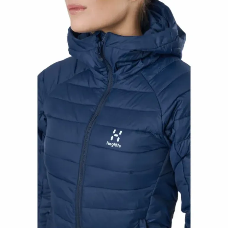Spire Mimic Hood Women Tarn Blue Solid