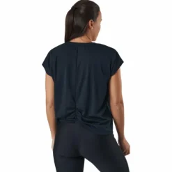 Split Back Tee Black