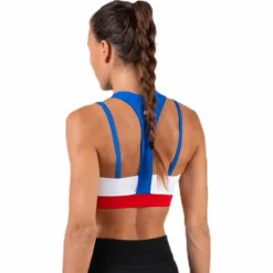 Sport Bra Mid Impact Back Detail Blue
