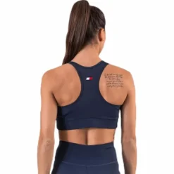 Sports Bra Logo Mid Blue