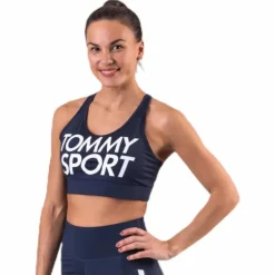 Sports Bra Logo Mid Blue