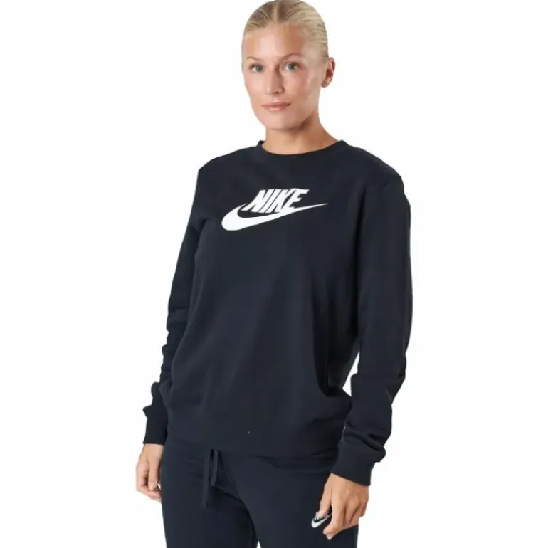 Sportswear Club Fleece Women's Crew BLACK/WHITE