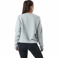 Sportswear Club Fleece Women's Crew DK GREY HEATHER/WHITE