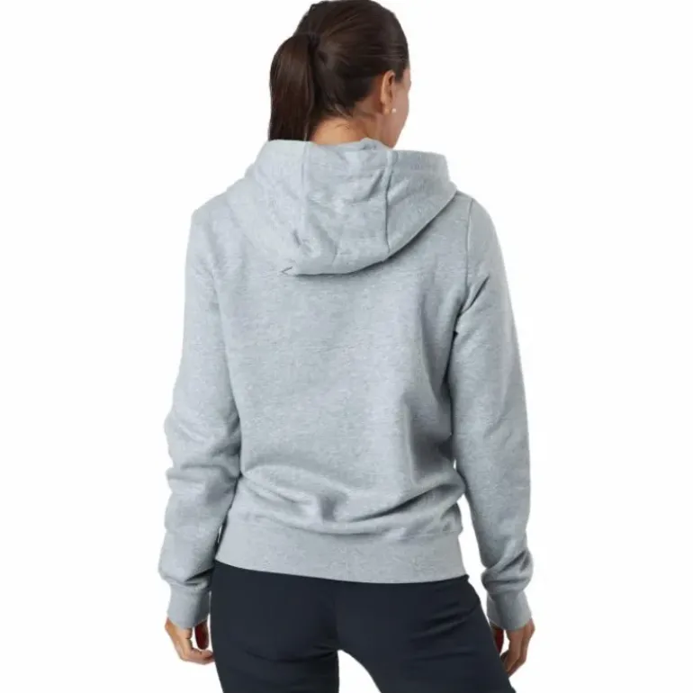 Sportswear Club Fleece Women's Full-Zip Hoodie DK GREY HEATHER/WHITE