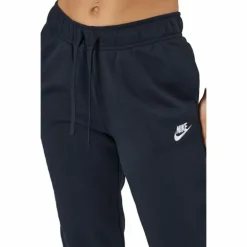 Sportswear Club Fleece Women's Mid-Rise Joggers BLACK/WHITE