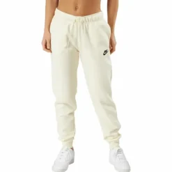 Sportswear Club Fleece Women's Mid-Rise Joggers COCONUT MILK/BLACK