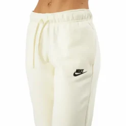 Sportswear Club Fleece Women's Mid-Rise Joggers COCONUT MILK/BLACK