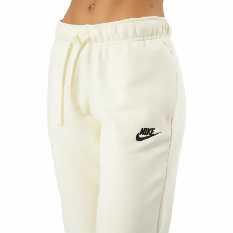 Sportswear Club Fleece Women's Mid-Rise Joggers COCONUT MILK/BLACK