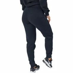 Sportswear Club Fleece Women's Mid-Rise Pants BLACK/WHITE