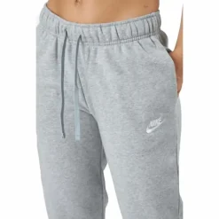 Sportswear Club Fleece Women's Mid-Rise Joggers DK GREY HEATHER/WHITE