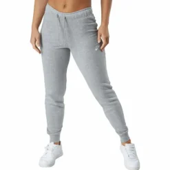 Sportswear Club Fleece Women's Mid-Rise Pants DK GREY HEATHER/WHITE
