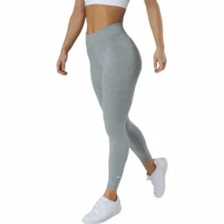 Sportswear Essential Women's 7/8 Mid-Rise Leggings DK GREY HEATHER/WHITE