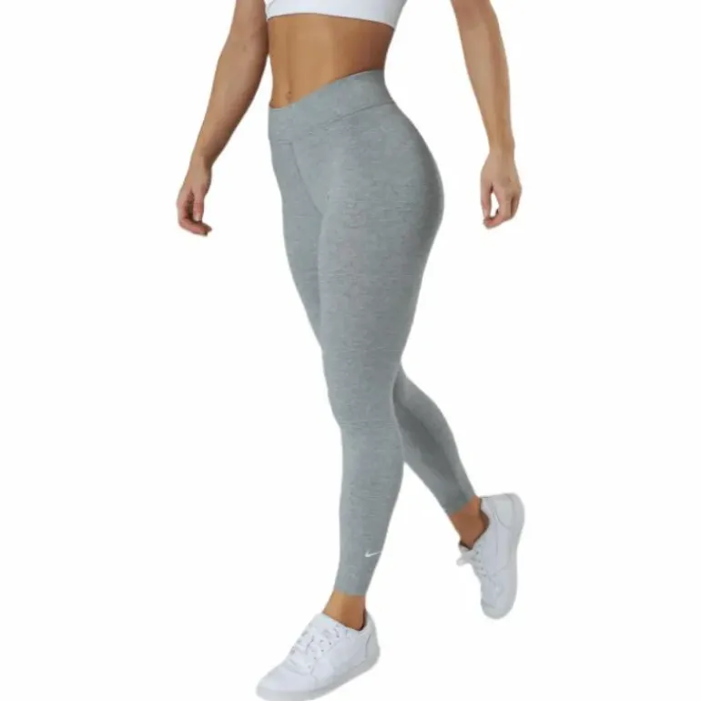 Sportswear Essential Women's 7/8 Mid-Rise Leggings DK GREY HEATHER/WHITE