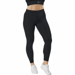 Sportswear Essential Women's 7/8 Mid-Rise Leggings BLACK/WHITE