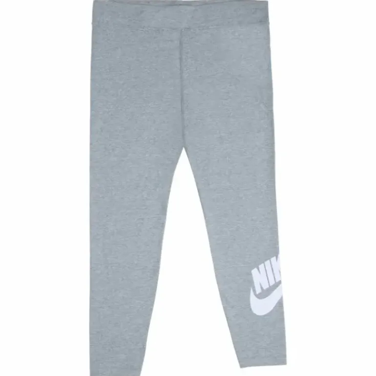 Sportswear Essential Women's High-Waisted Leggings (Plus Size) DK GREY HEATHER/WHITE