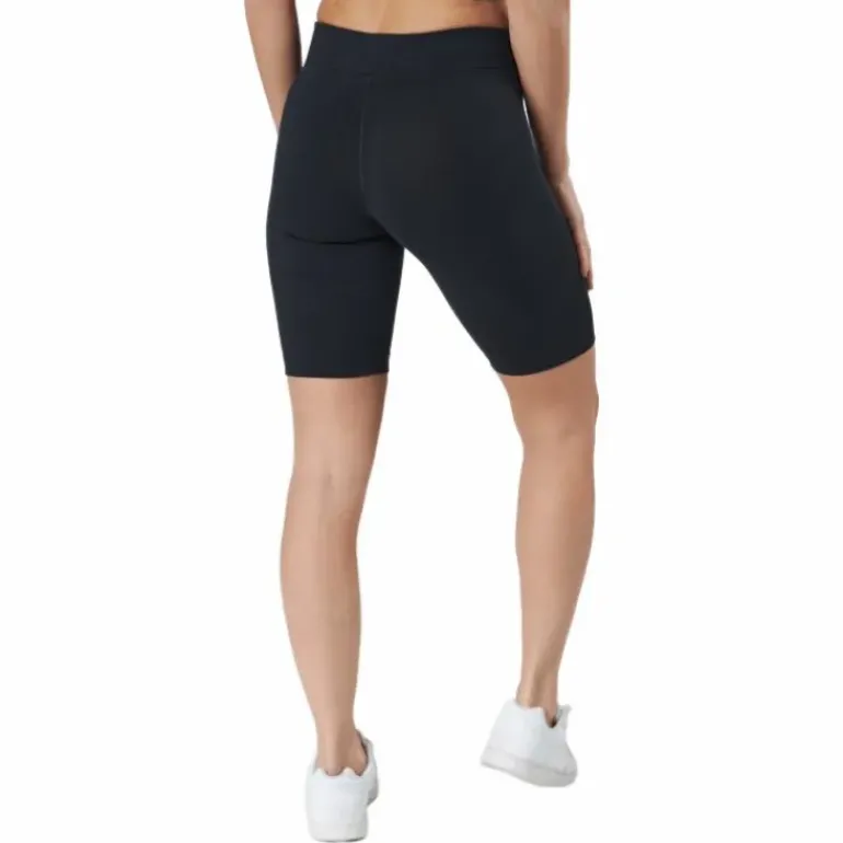 Sportswear Essential Women's Mid-Rise Bike Shorts BLACK/WHITE