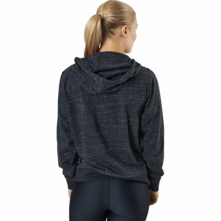 Sportswear Gym Vintage Women's Pullover Hoodie BLACK/WHITE