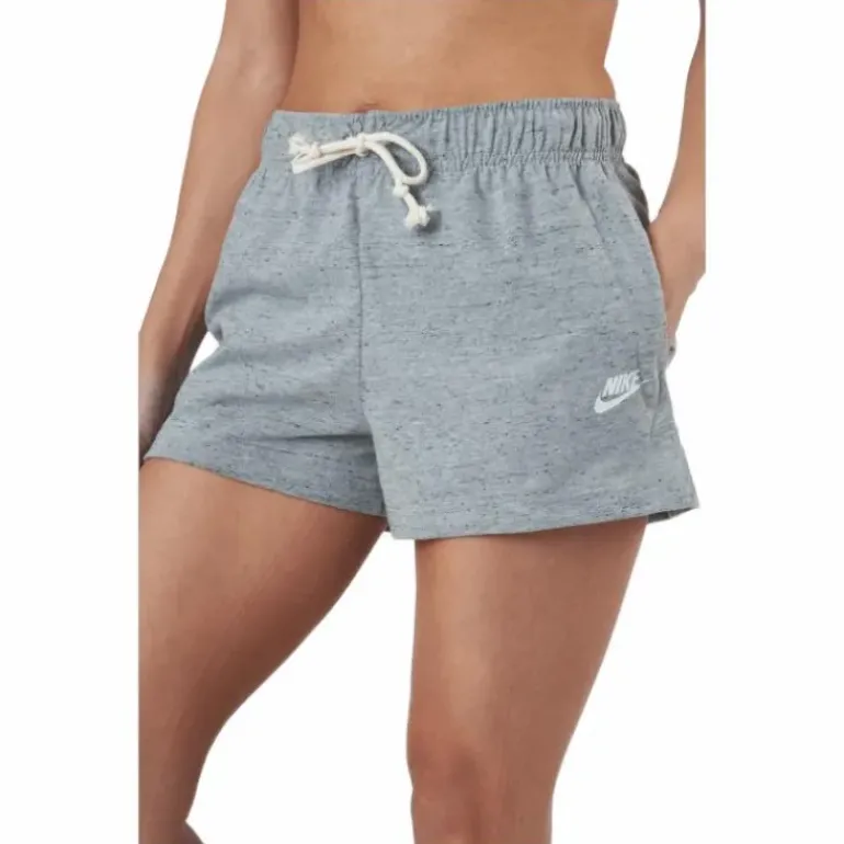 Sportswear Gym Vintage Women's Shorts DK GREY HEATHER/WHITE